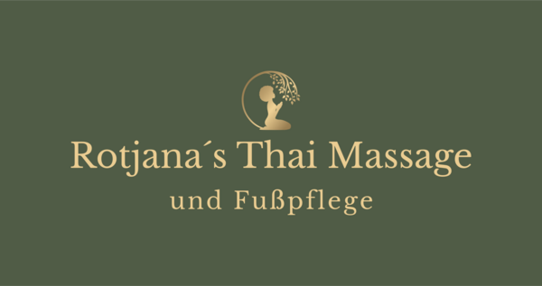 Bild vergr&ouml;&szlig;ern: Das Bild zeigt das Logo von Rotjana's Thai Massage und Fu&szlig;pflege.