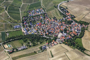 Bild vergrößern: Luftbild der Ortsgemeinde Ensheim