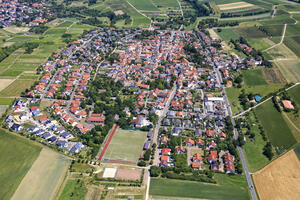 Bild vergrößern: Luftbild der Ortsgemeinde Partenheim