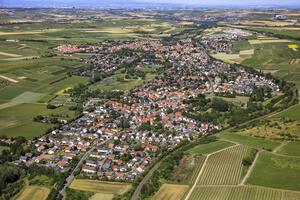Bild vergrößern: Luftbild der Ortsgemeinde Saulheim