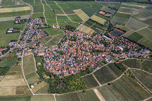 Bild vergrößern: Luftbild der Ortsgemeinde Spiesheim