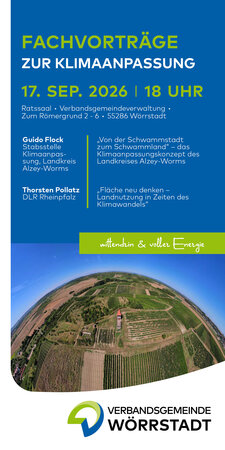 Bild vergr&ouml;&szlig;ern: Das Foto zeigt ein Plakat zu den Vortr&auml;gen am 17. September.