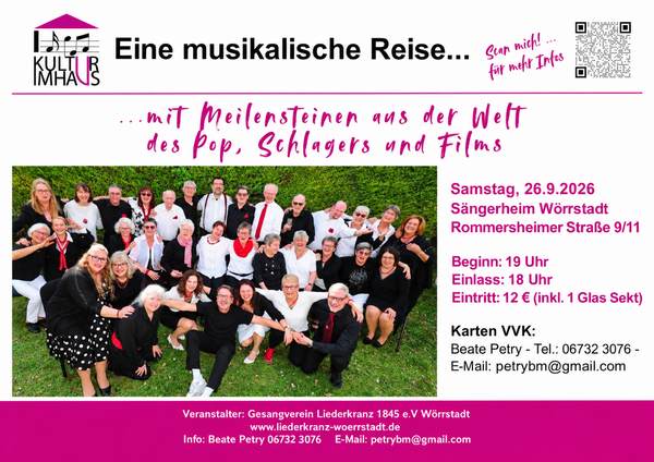 Bild vergr&ouml;&szlig;ern: Das Foto zeigt ein Plakat. Es wirbt f&uuml;r eine Veranstaltung am 26. September.