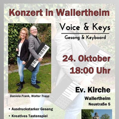 Das Bild zeigt das Plakat des Konzerts.