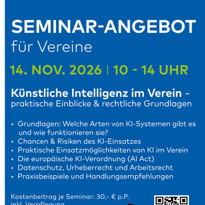 Das Bild zeigt das Plakat des Seminars.